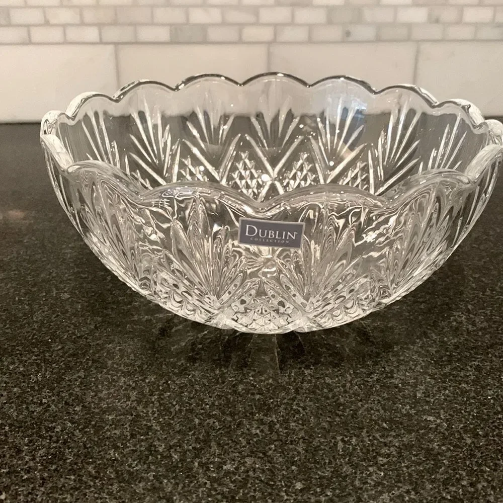 Godinger crystal serving